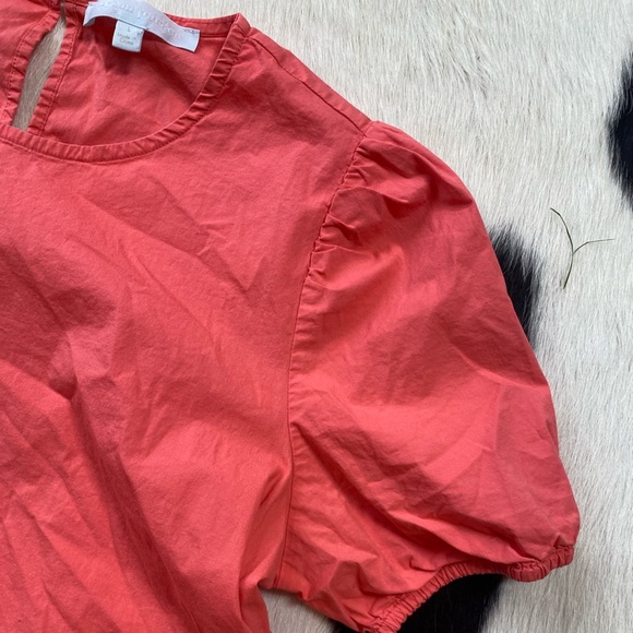 Adyson Parker Coral Tiered Dress with Pockets - Picture 6 of 11